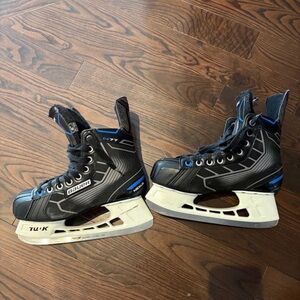 Bauer Black and Blue Hockey Skates